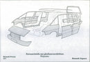 1985 Renault Espace Technical Data - Vintage Photograph