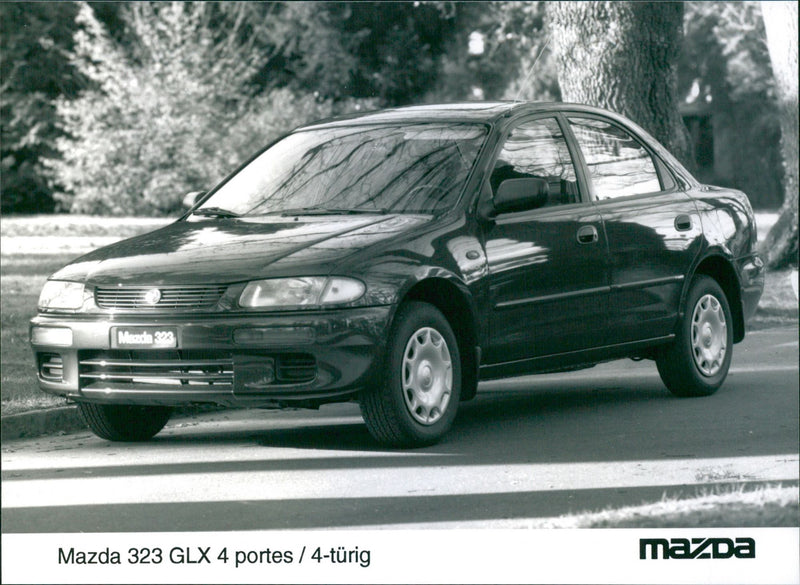 Mazda 323 GLX 4 door - Vintage Photograph