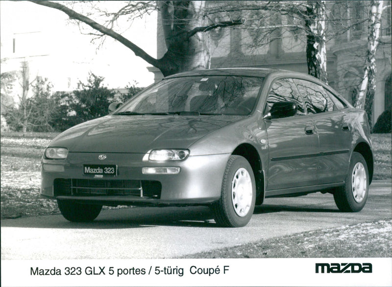 Mazda 323 GLX coupe - Vintage Photograph