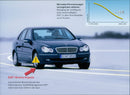 Accident Rate Drop by 15% Due to ESP of Mercedes Benz 2002 - Vintage Photograph
