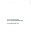 Graphs Showing Decline in Accident Rate After ESP Series Application in Mercedes-Benz - Vintage Photograph