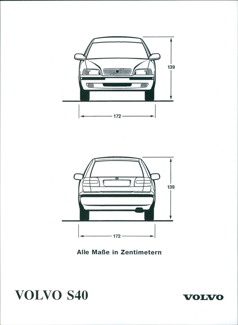 Volvo S40 layout - Vintage Photograph