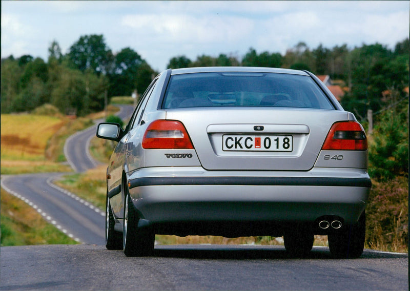 1995 Volvo S40, rear view - Vintage Photograph