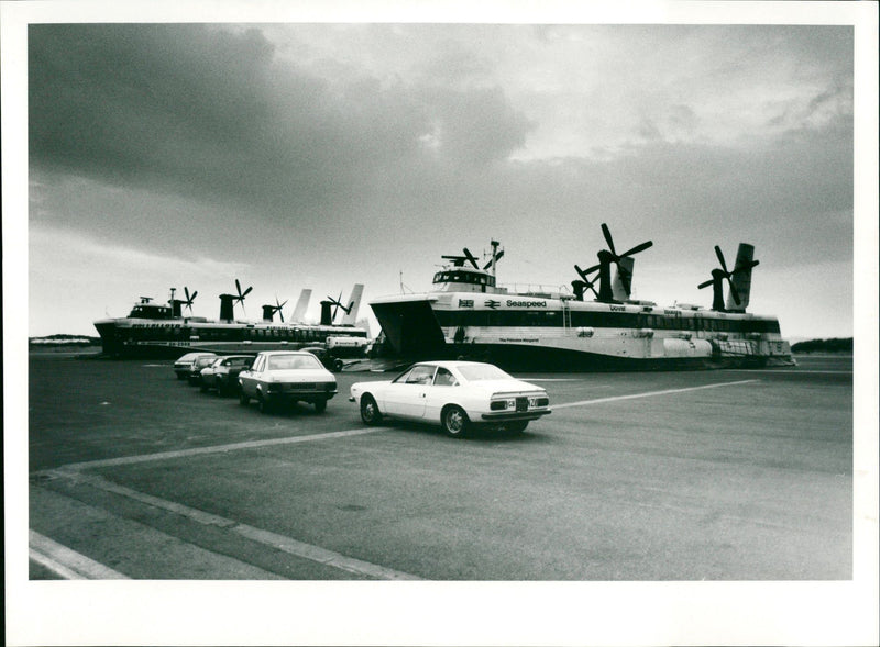 Seaspeed hovercraft - Vintage Photograph