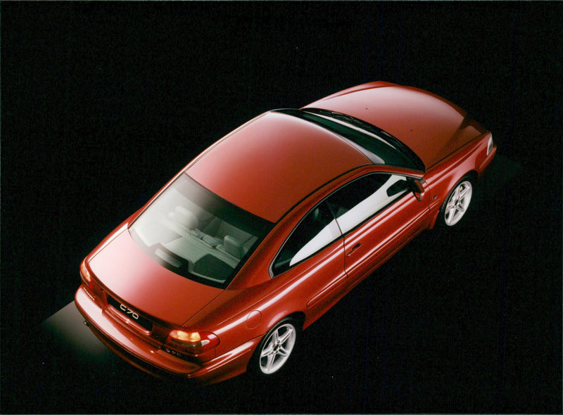 1996 Volvo C70, topview - Vintage Photograph