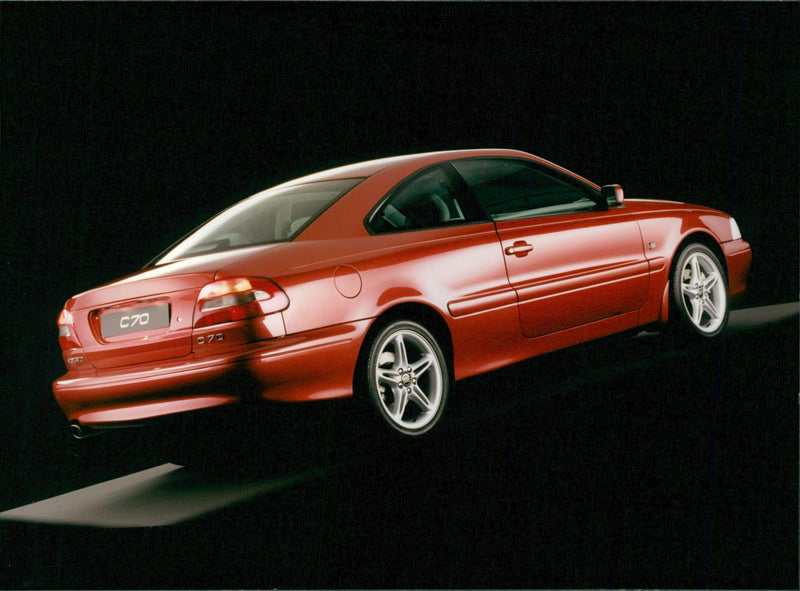 1996 Volvo C70 , rearview - Vintage Photograph