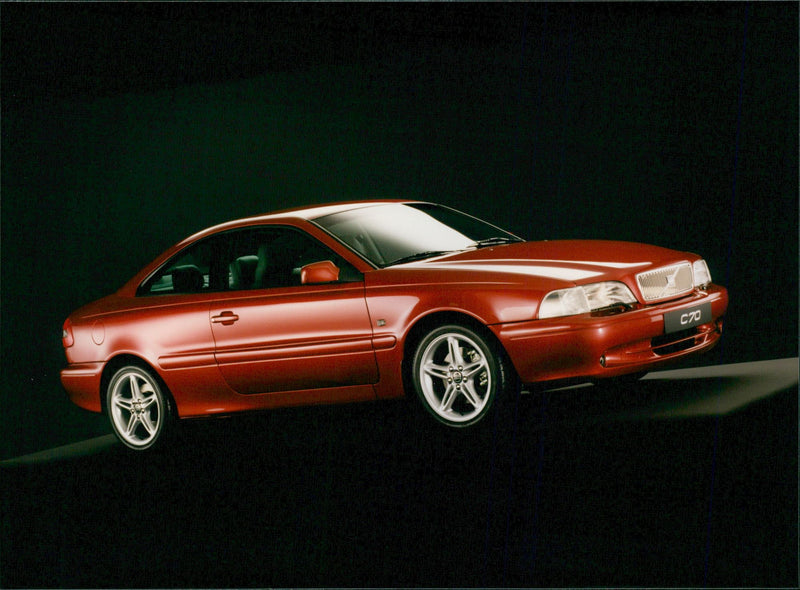 1996 Volvo C70,sideview - Vintage Photograph