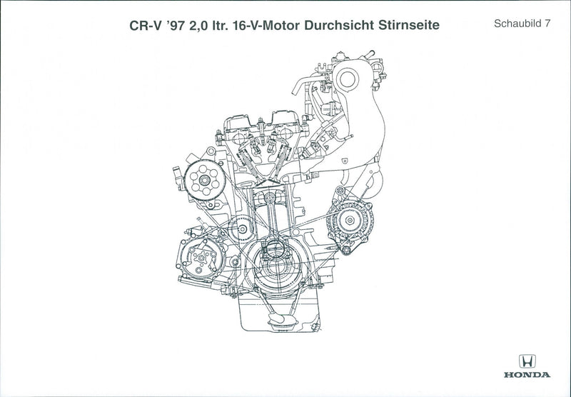 Honda CRV 1997 - Vintage Photograph