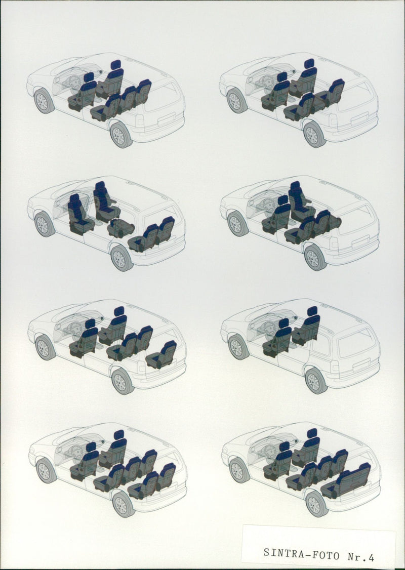 1996 Opel Sintra - Vintage Photograph