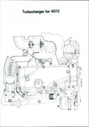 1982 Mitsubishi Colt Turbo 4G12's turbocharger - Vintage Photograph