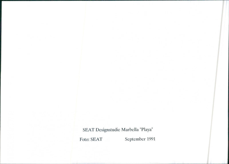 SEAT Series 1991 - Vintage Photograph