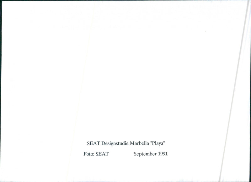 SEAT Series 1991 - Vintage Photograph