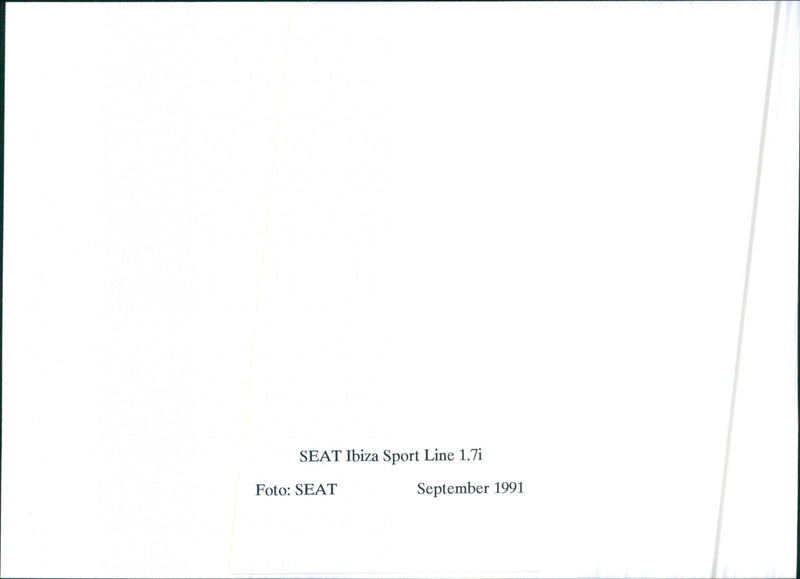 SEAT Series 1991 - Vintage Photograph