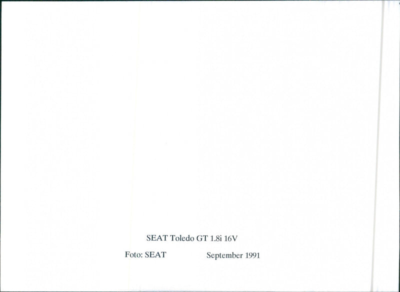 SEAT Series 1991 - Vintage Photograph