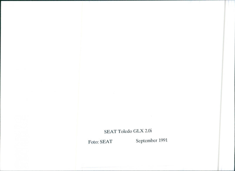 SEAT Series 1991 - Vintage Photograph