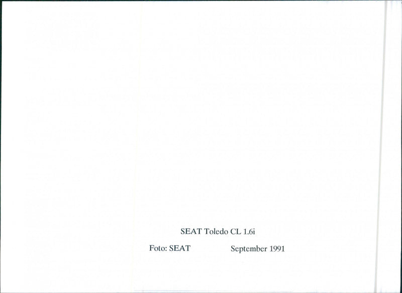 SEAT Series 1991 - Vintage Photograph