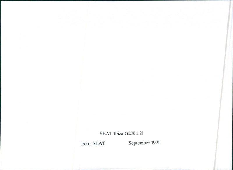 SEAT Series 1991 - Vintage Photograph