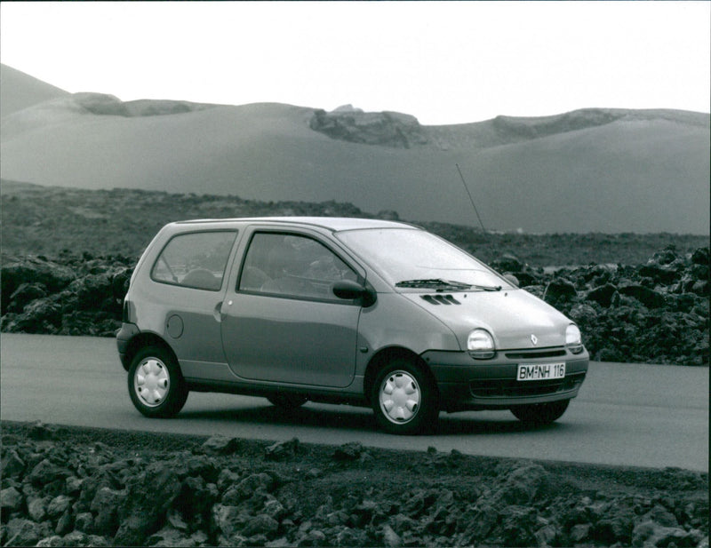 Sideview of Renault Twingo 1993 - Vintage Photograph