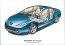 Peugeot 407 Coupe - Vintage Photograph