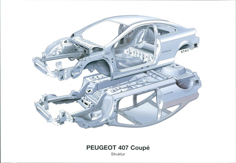 Peugeot 407 Coupe - Vintage Photograph