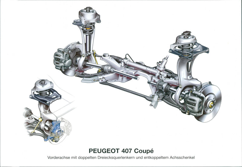 Peugeot 407 Coupe - Vintage Photograph