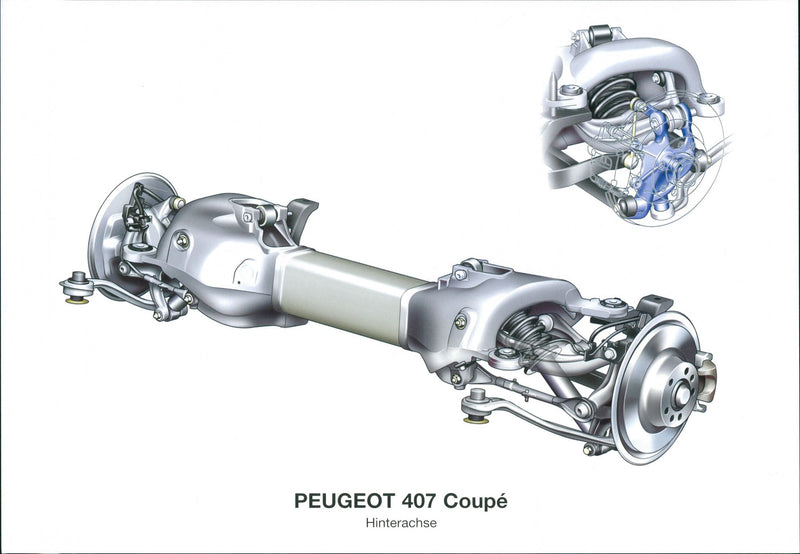 Peugeot 407 Coupe - Vintage Photograph
