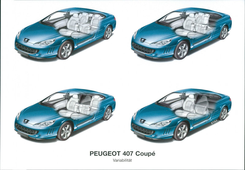 Peugeot 407 Coupe - Vintage Photograph