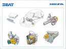 Technical drawing of SEAT Ibiza - Vintage Photograph