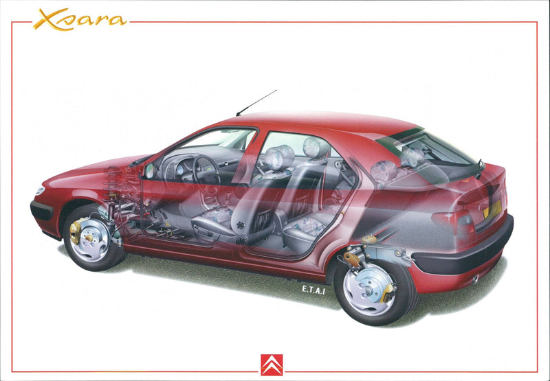 1997 Citroen Xsara - Vintage Photograph