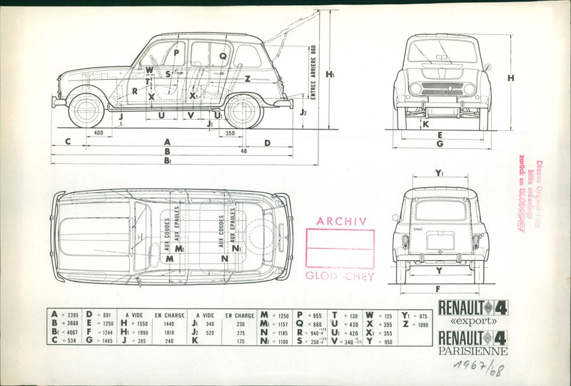 Renault 4 - Vintage Photograph