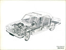 Peugeot 304 Parts Diagram - Vintage Photograph