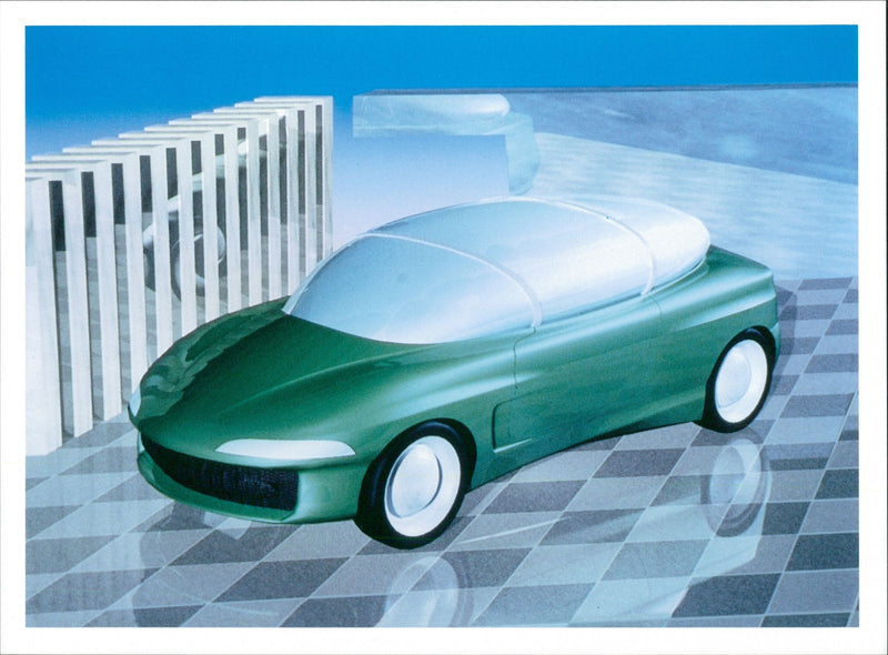 Car design - Vintage Photograph