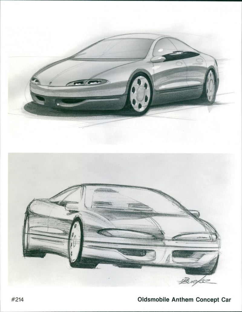 Oldsmobile Anthem Concept Car - Vintage Photograph