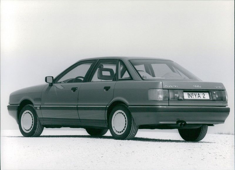 Audi 90 Quattro, 1988 - Vintage Photograph