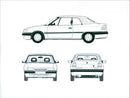 1993 Opel Astra Cabrio - Vintage Photograph