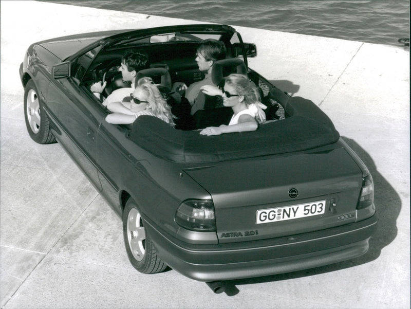 1993 Opel Astra Cabrio - Vintage Photograph