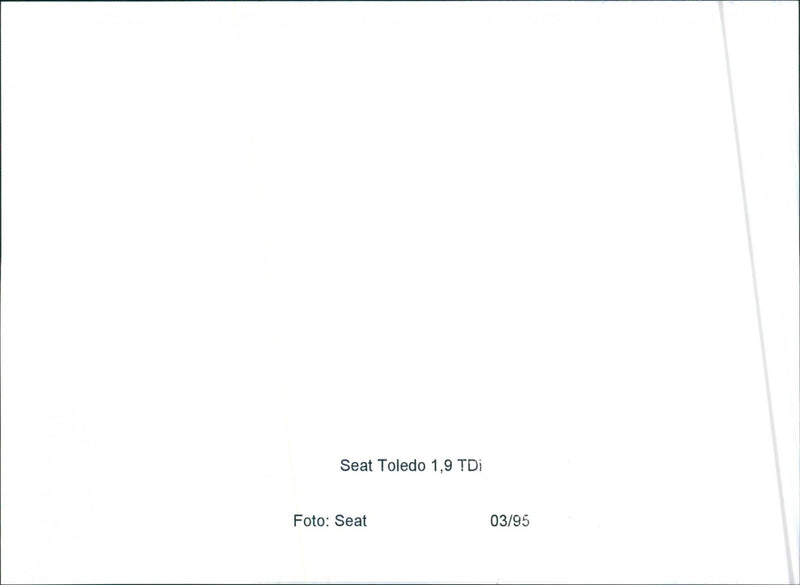 Seat Toledo 1.9 TDi. - Vintage Photograph