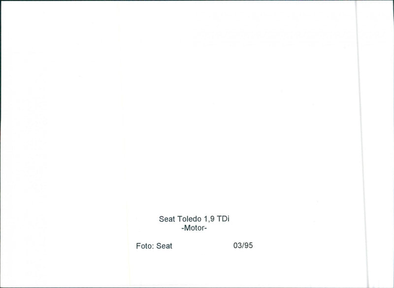 Seat Toledo 1,9 TDi. - Vintage Photograph