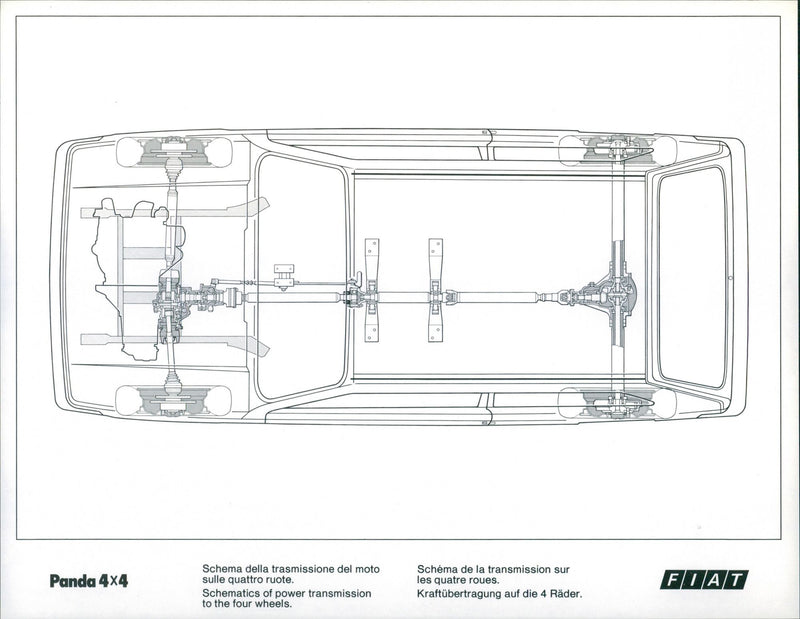 Fiat Panda 4X4 - Vintage Photograph