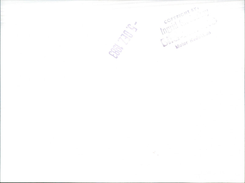 1983 Lancia Volumex - Vintage Photograph