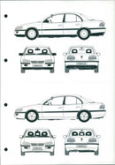 1994 Opel Omega MV6 - Vintage Photograph