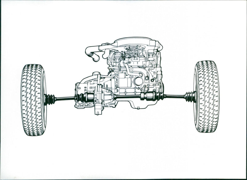 1983 Mazda 626 - Vintage Photograph