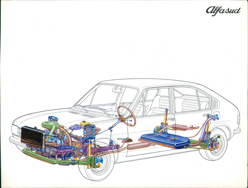 1971 Alfa SUD - Vintage Photograph