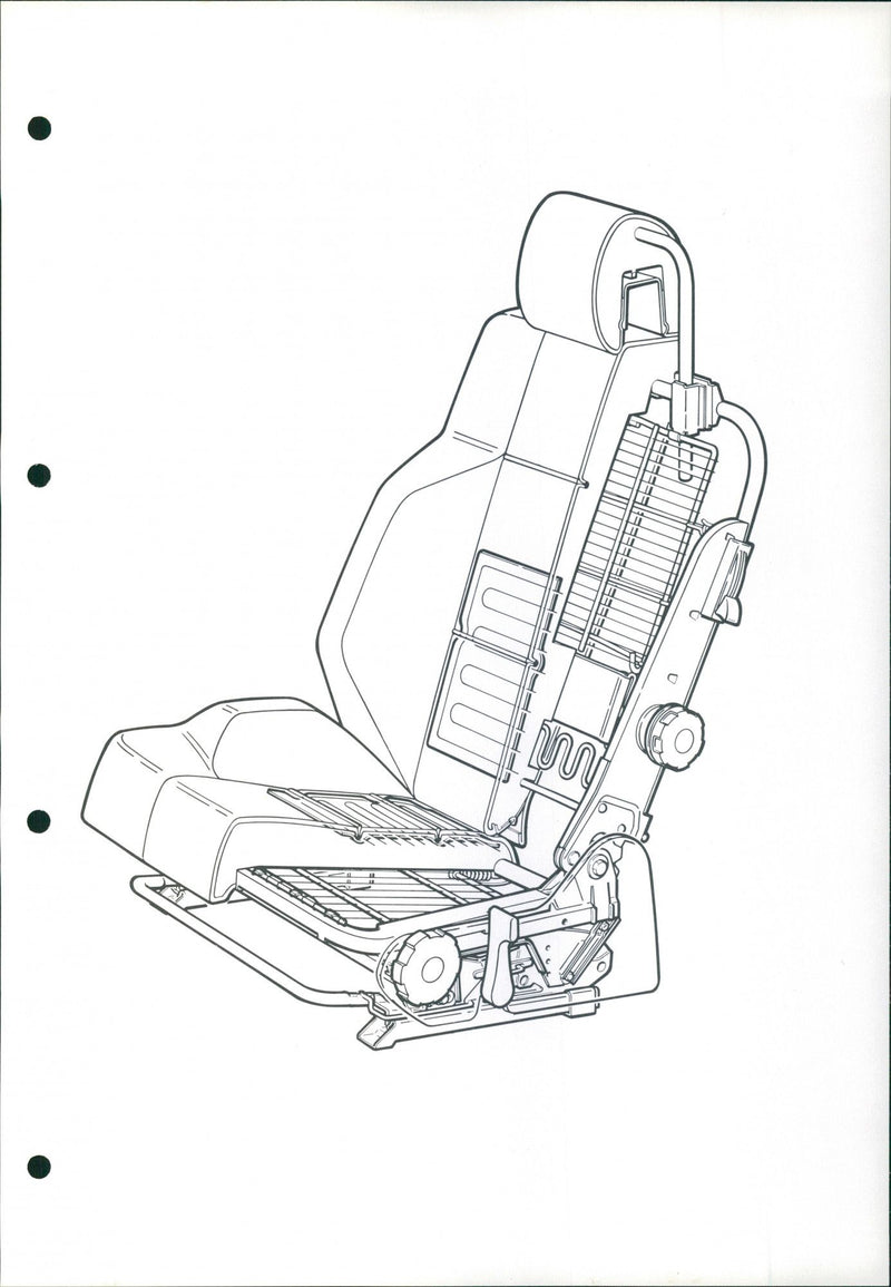 Volvo Technical Data - Vintage Photograph