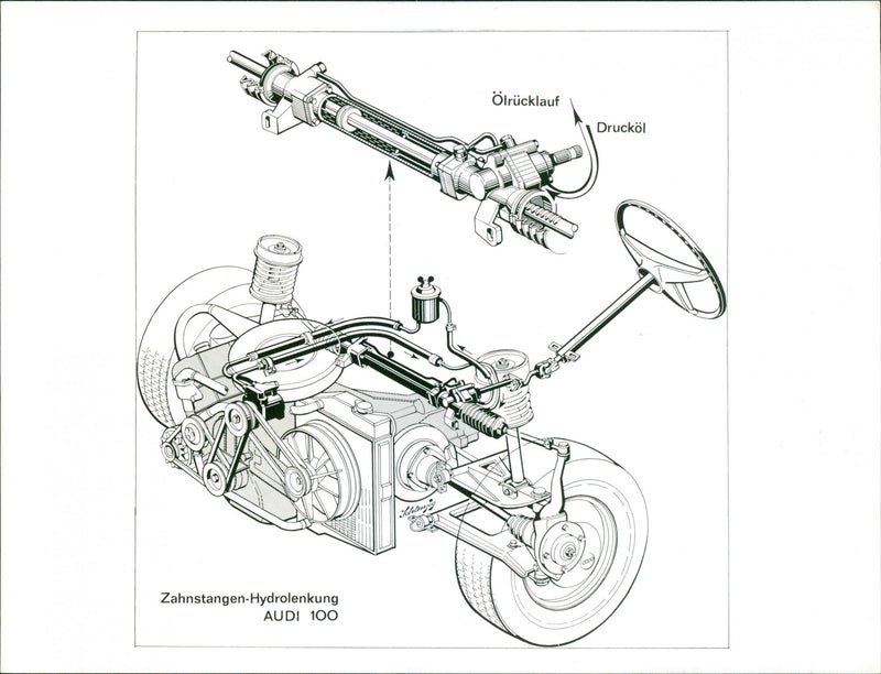 1971 Audi 100 - Vintage Photograph