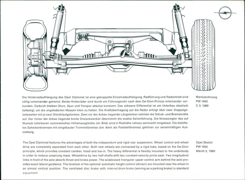 Opel Diplomat - Vintage Photograph