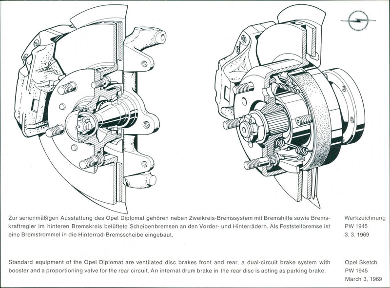 Opel Diplomat - Vintage Photograph