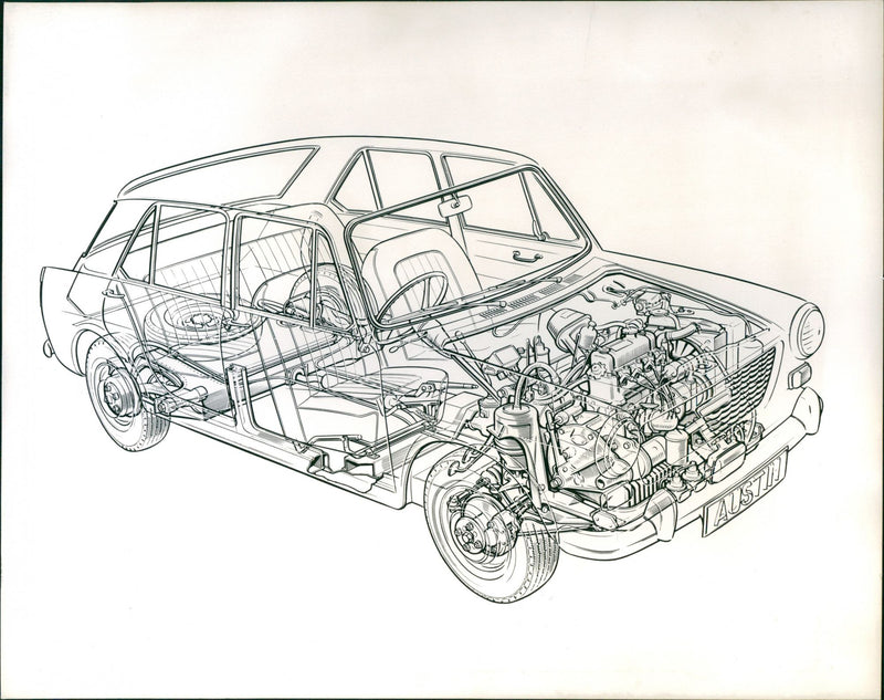 Austin 1100 - Vintage Photograph