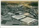 Aerial view of the Sindelfingen plant of Daimler-Benz AG - Vintage Photograph