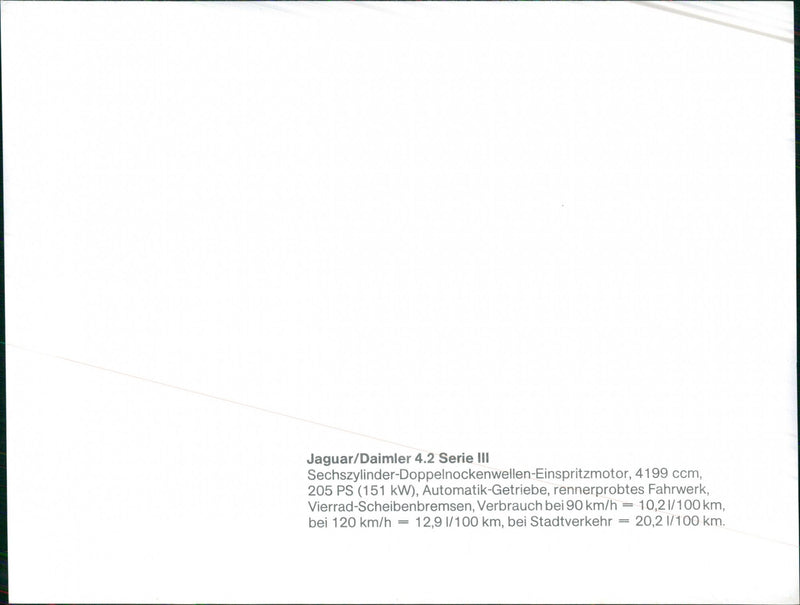 Leyland Jaguar / Daimler 4.2 Series II - Vintage Photograph